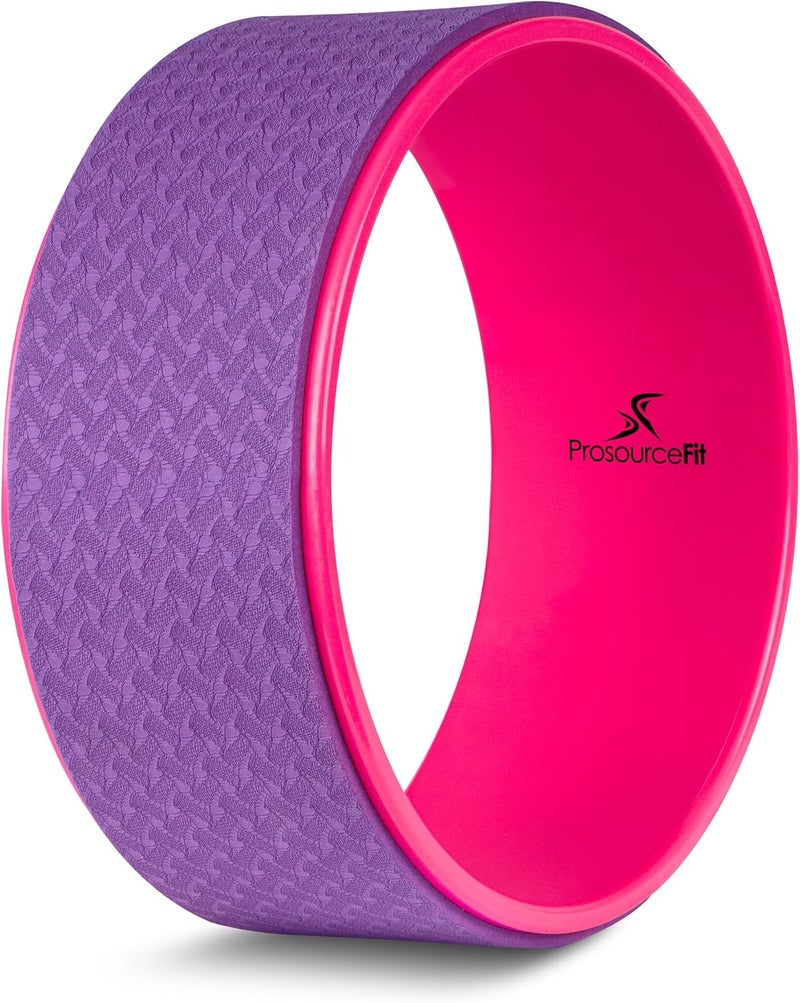 ProSourceFit Yoga Wheel Prop 12” for Improving Yoga Poses, Backbends, Flexibility, Balance, Stretching, Relaxation - Image 1